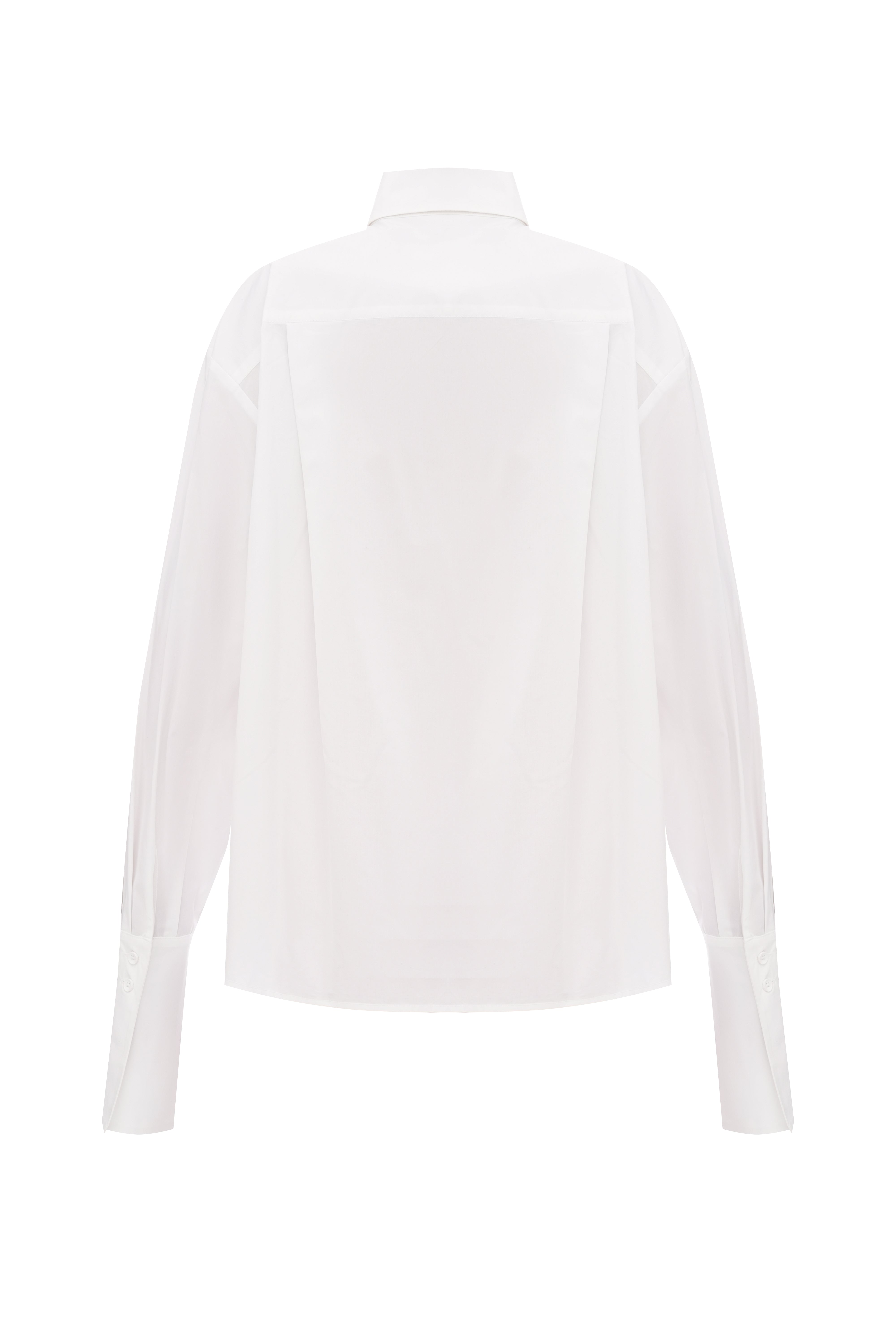 Біла сорочка з довгим рукавом — база «Тихої сили»