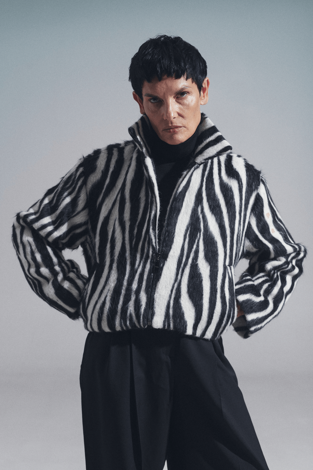 купити жіночій піджак зебра