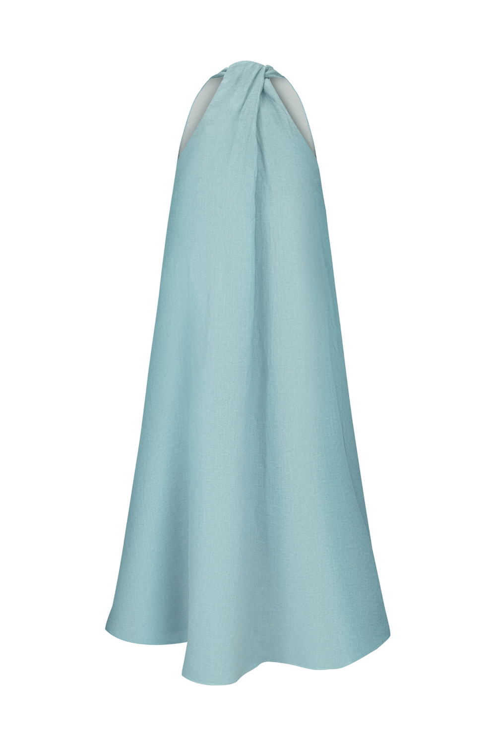 Turquoise linen sundress