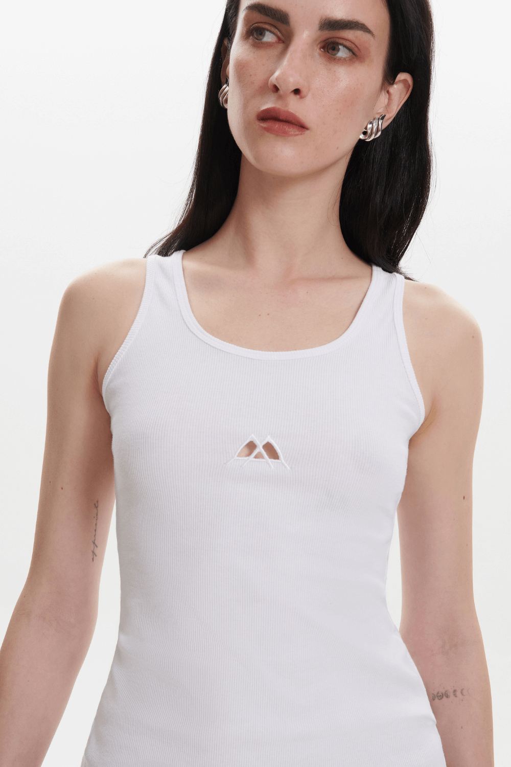 White T-shirt with logo
