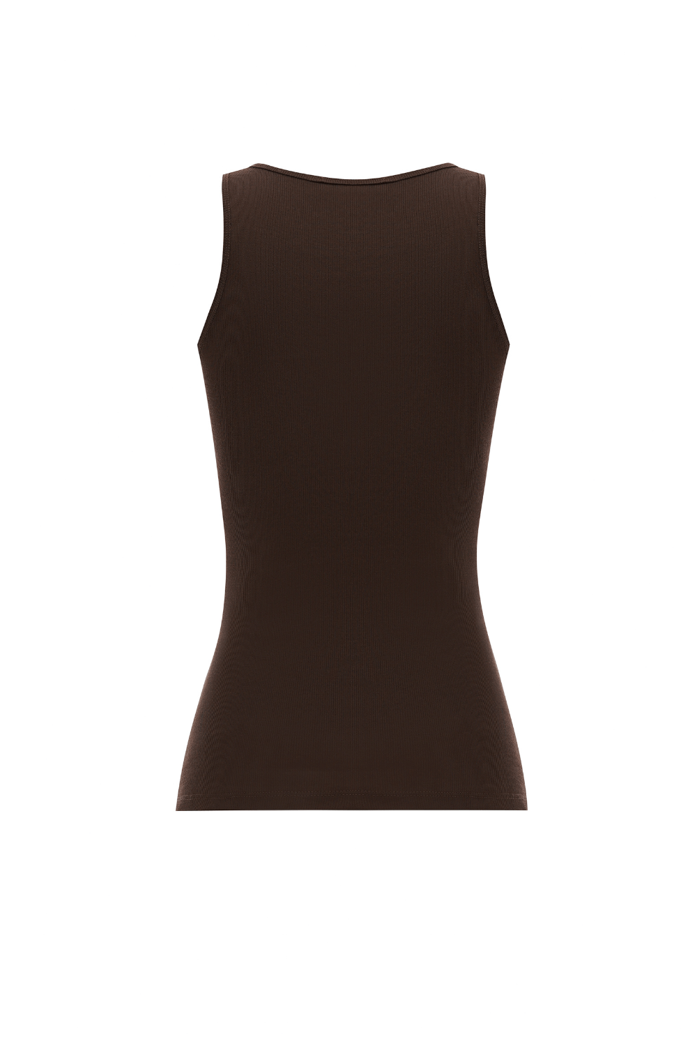 Майка коричнева з лого