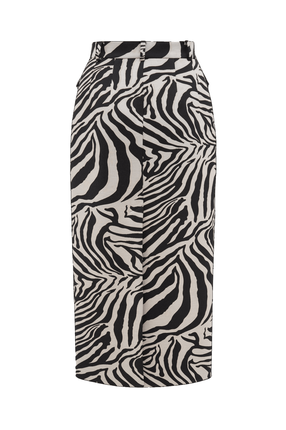 Long midi skirt zebra