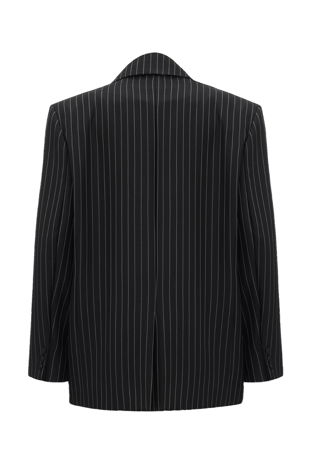 Жакет чорний у смужку