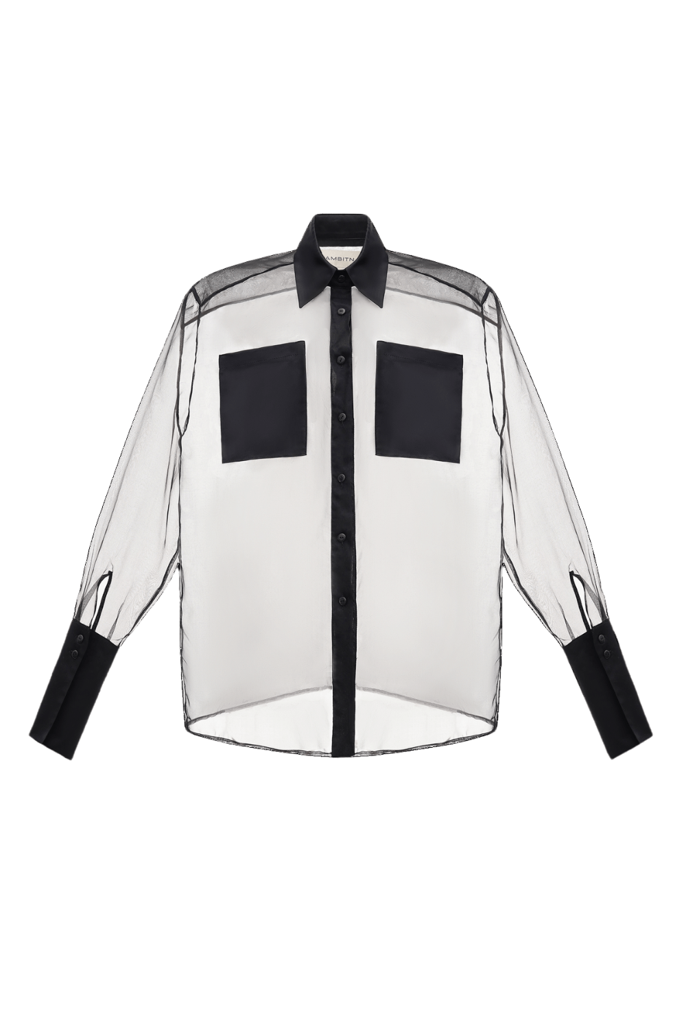 Сорочка прозора чорна