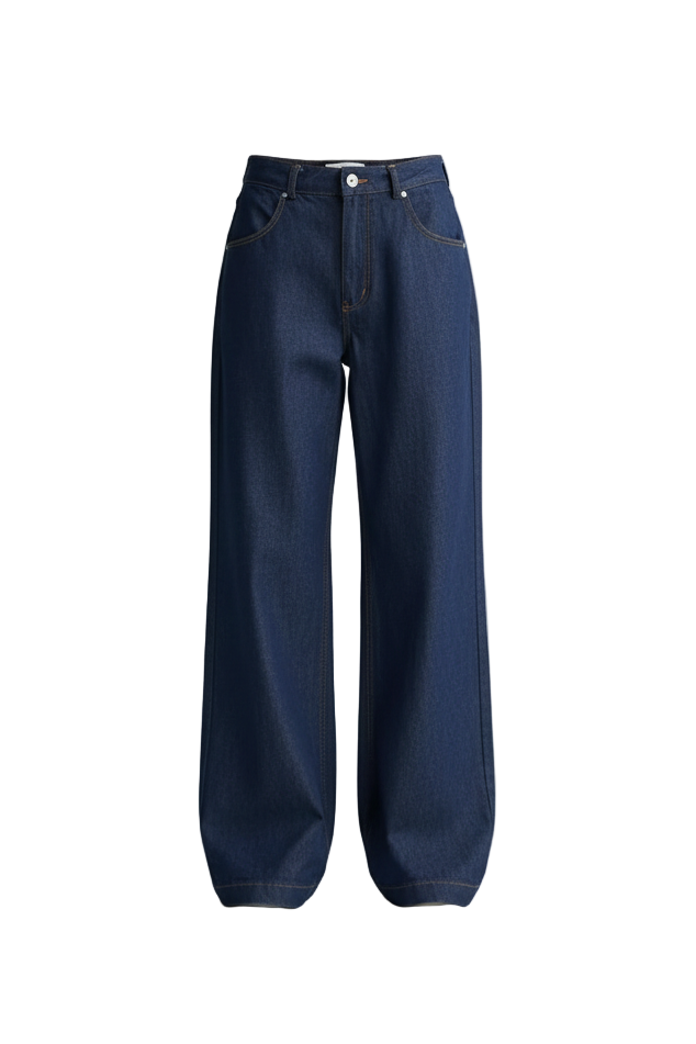 Джинси — труби сині