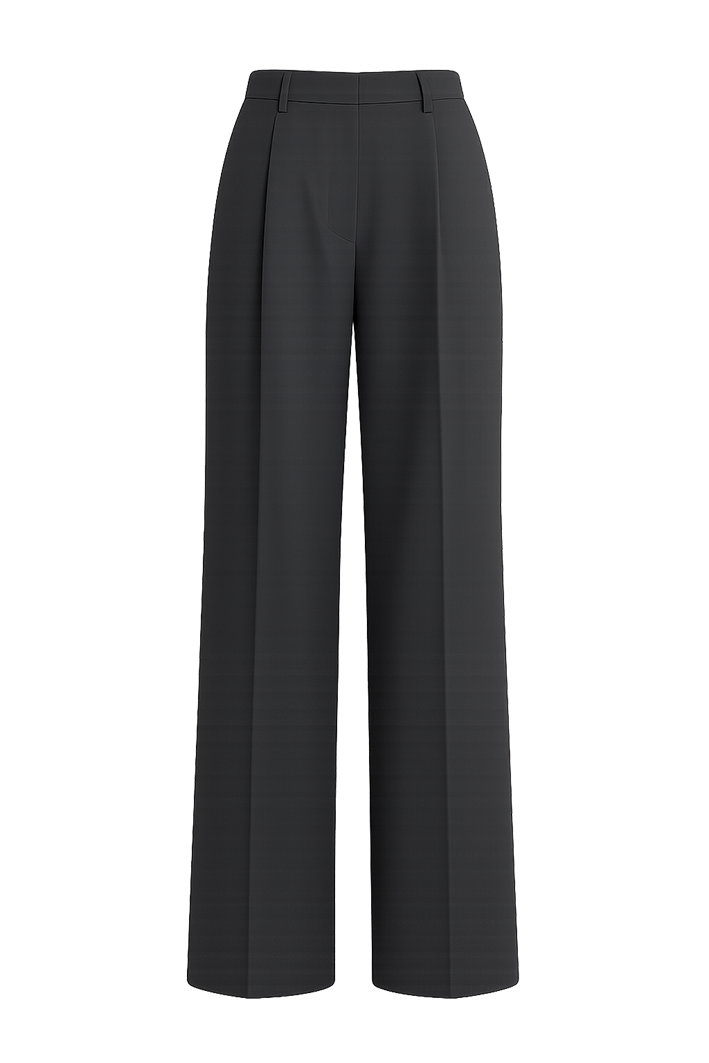 Прямі брюки сірого кольору