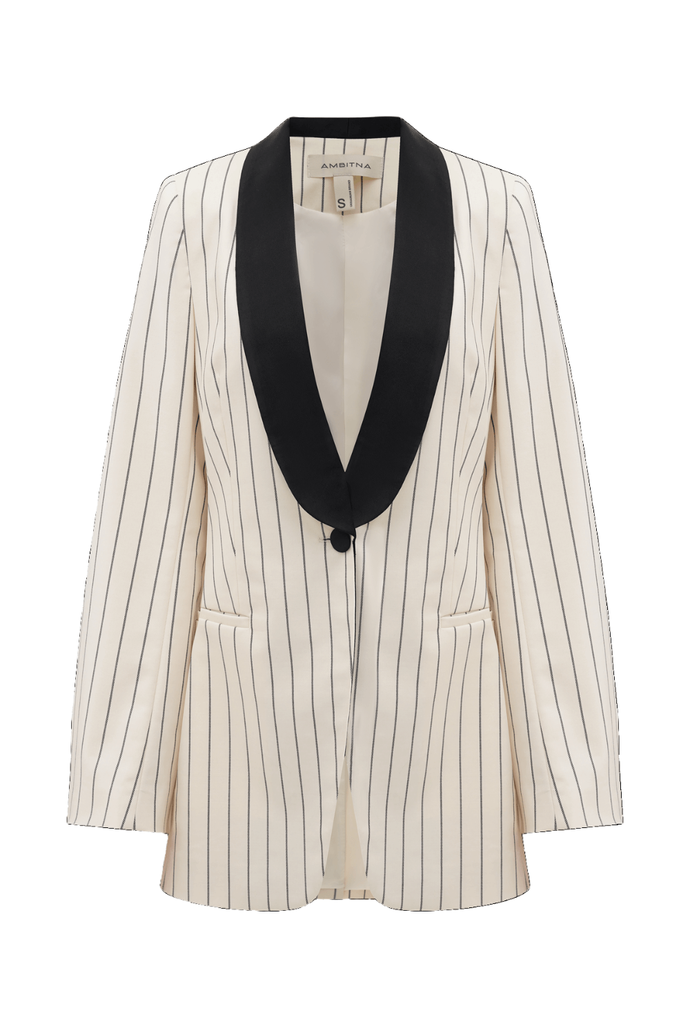 Жакет білий у смужку