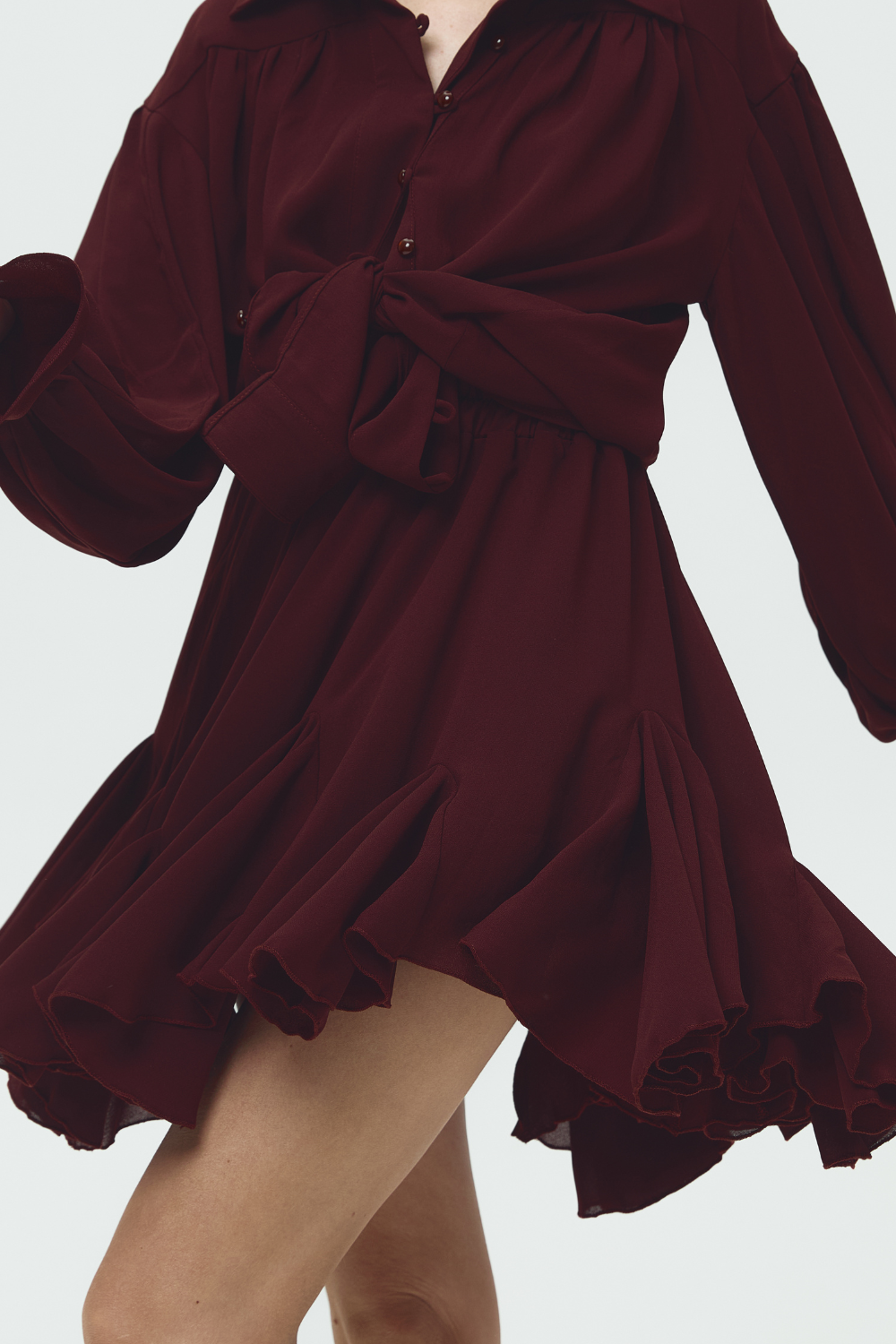 Шифонова спідниця