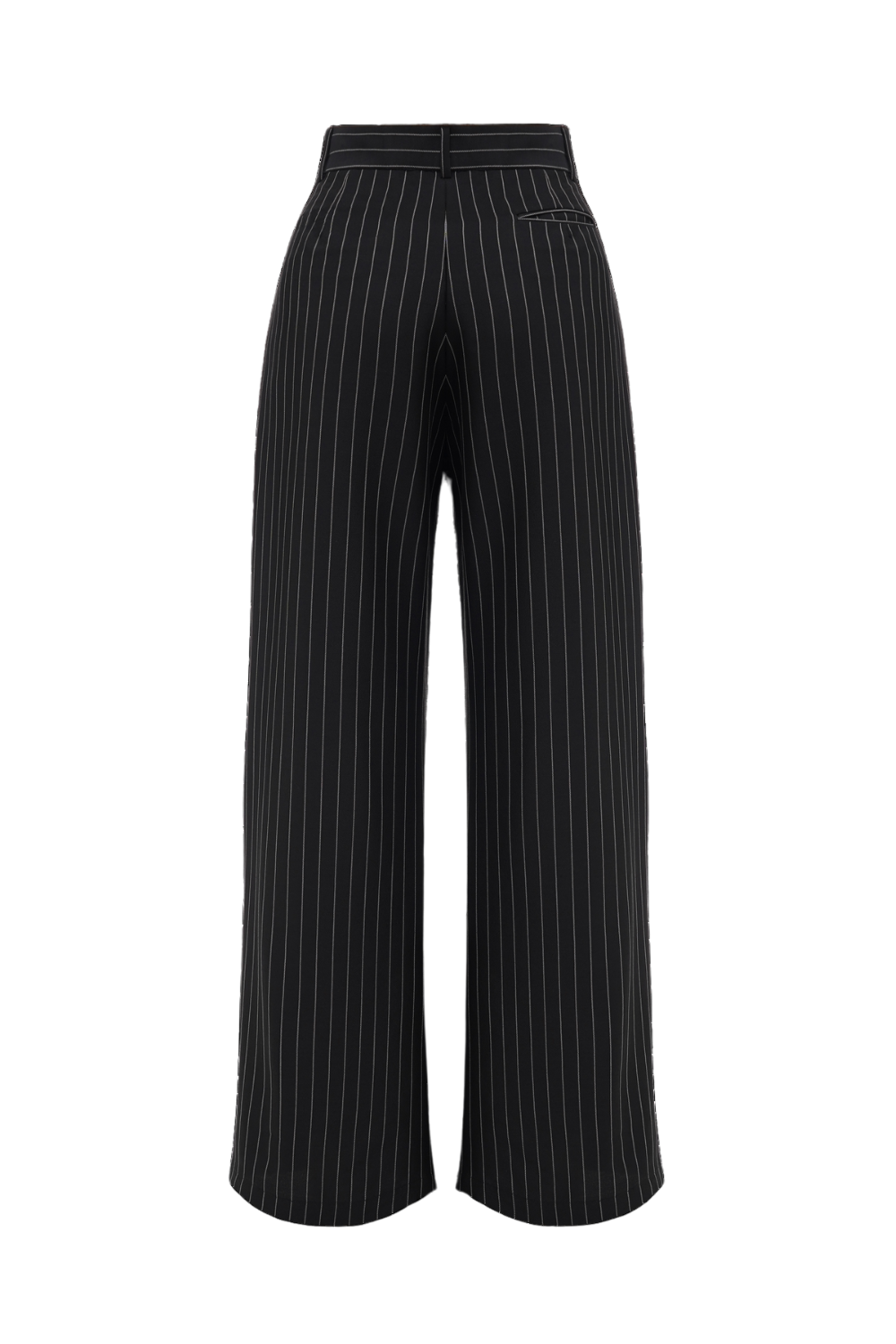 Брюки чорні у смужку