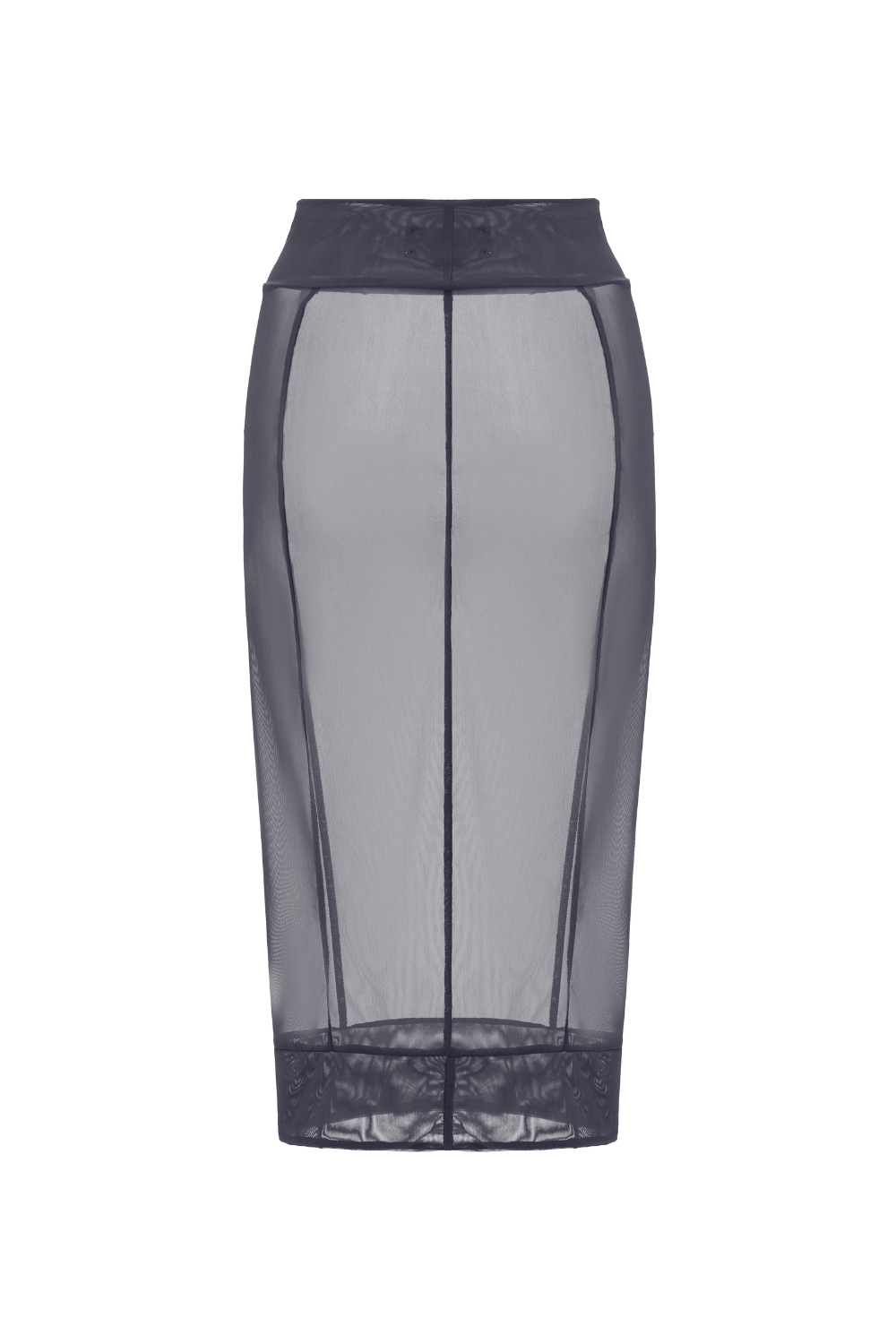 Semi-transparent gray skirt