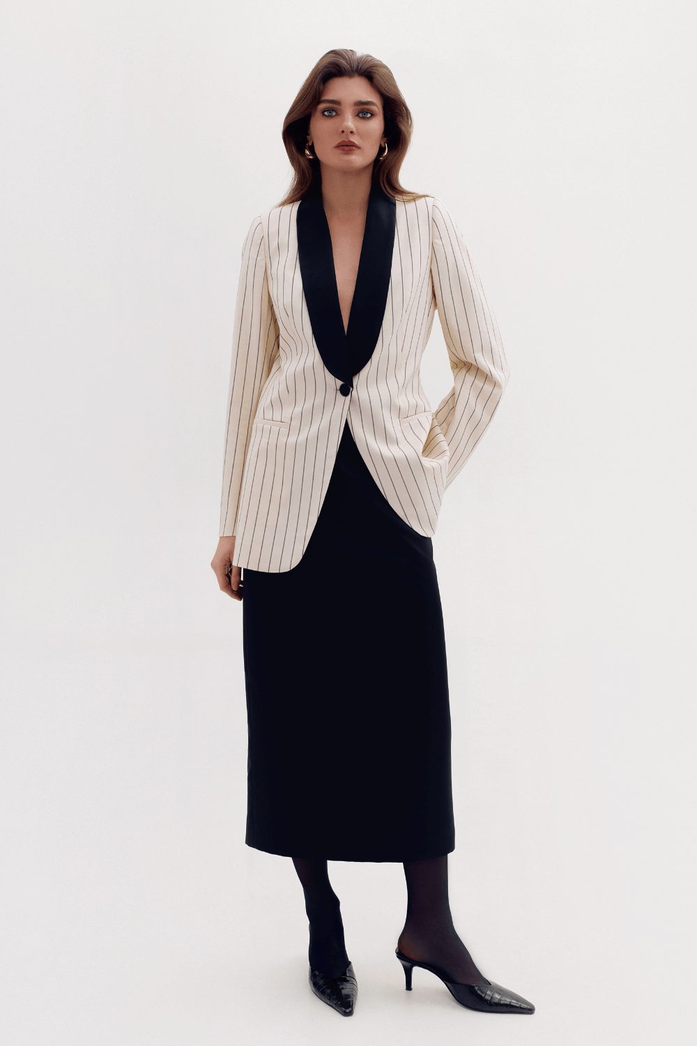 White striped jacket