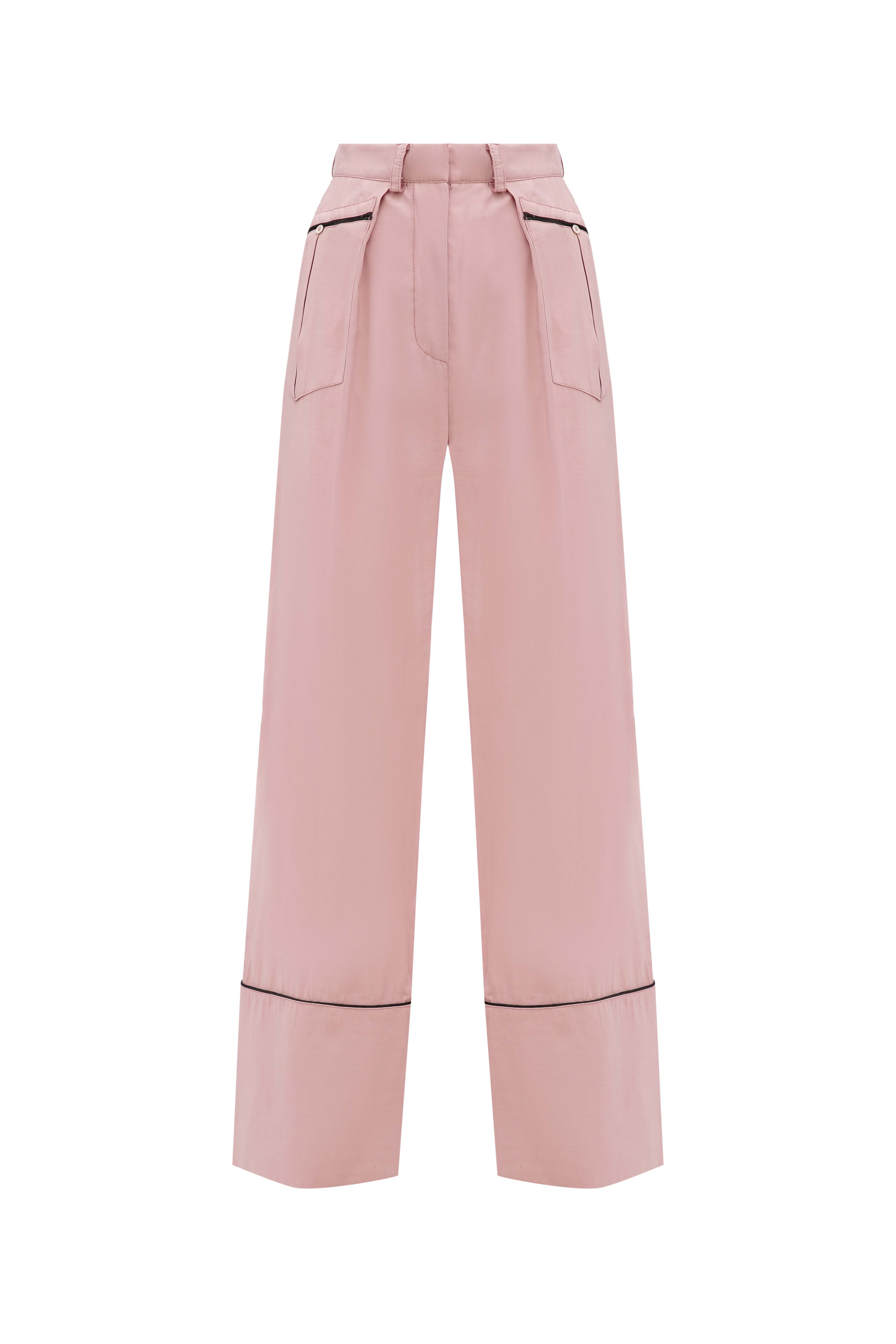 The suit is pink pajamas
