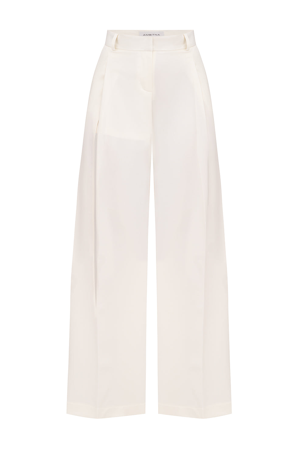 Брюки масло з розрізом