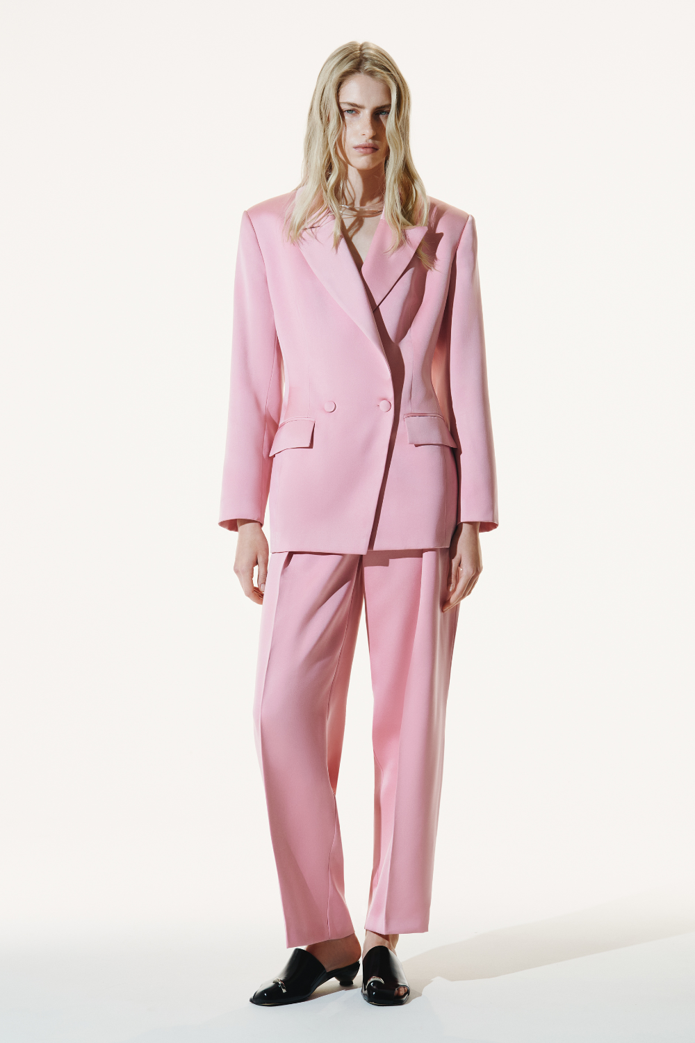 Pink suit