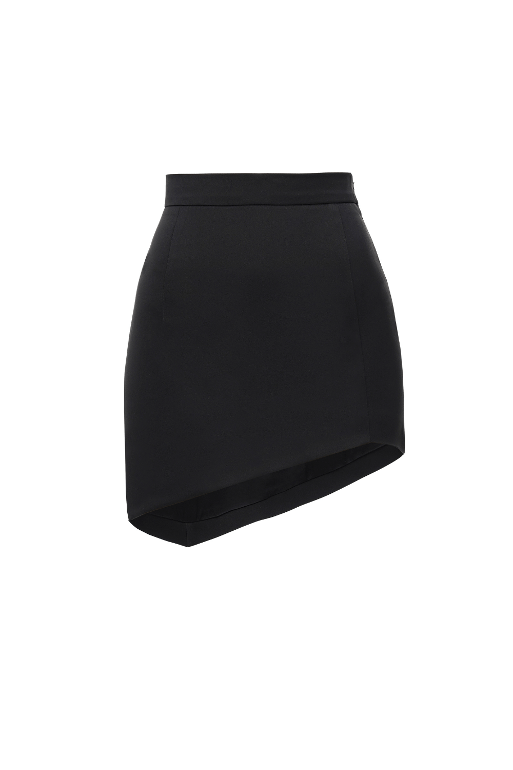 The skirt is short black