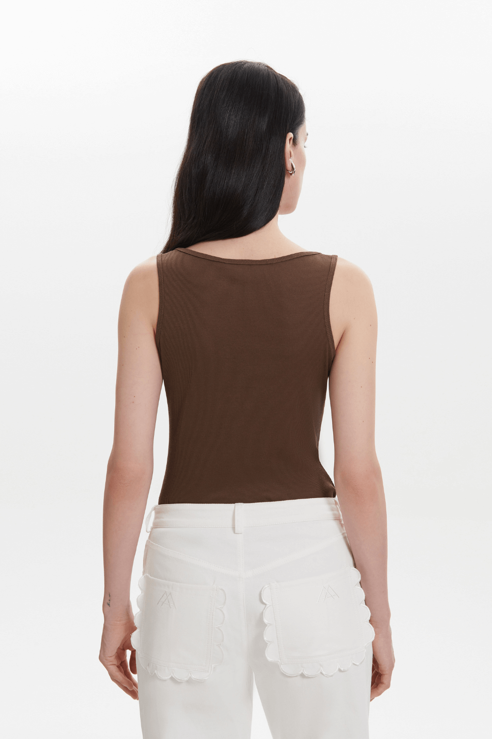 Brown T-shirt with logo