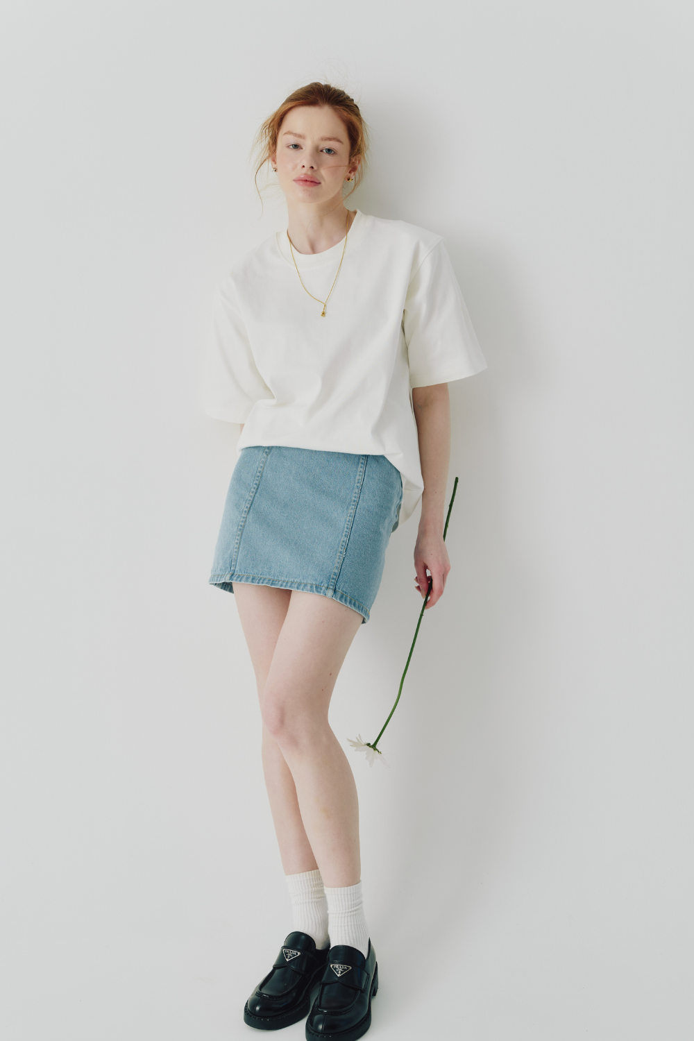 Denim skirt