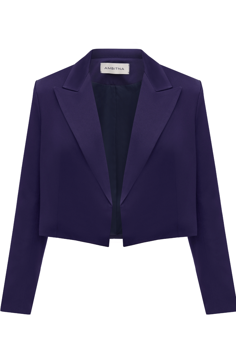 The suit is a three-piece blue suit