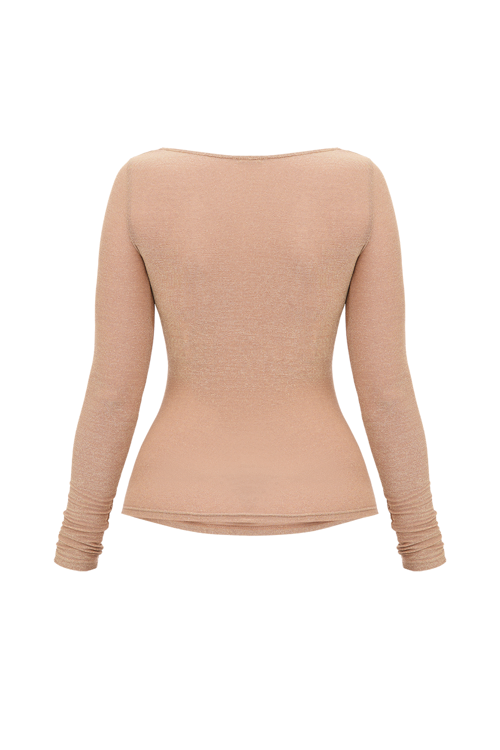 Лонг з драпіруванням золото