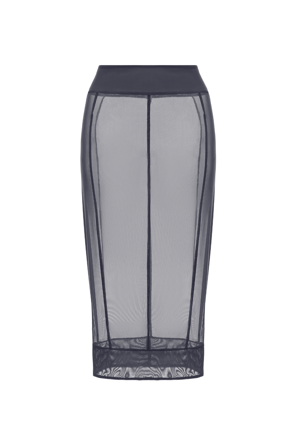 Semi-transparent gray skirt