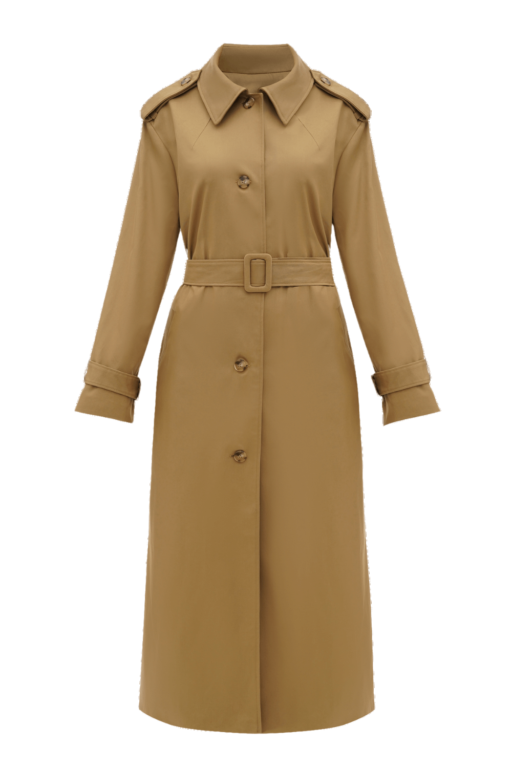 Beige trench coat