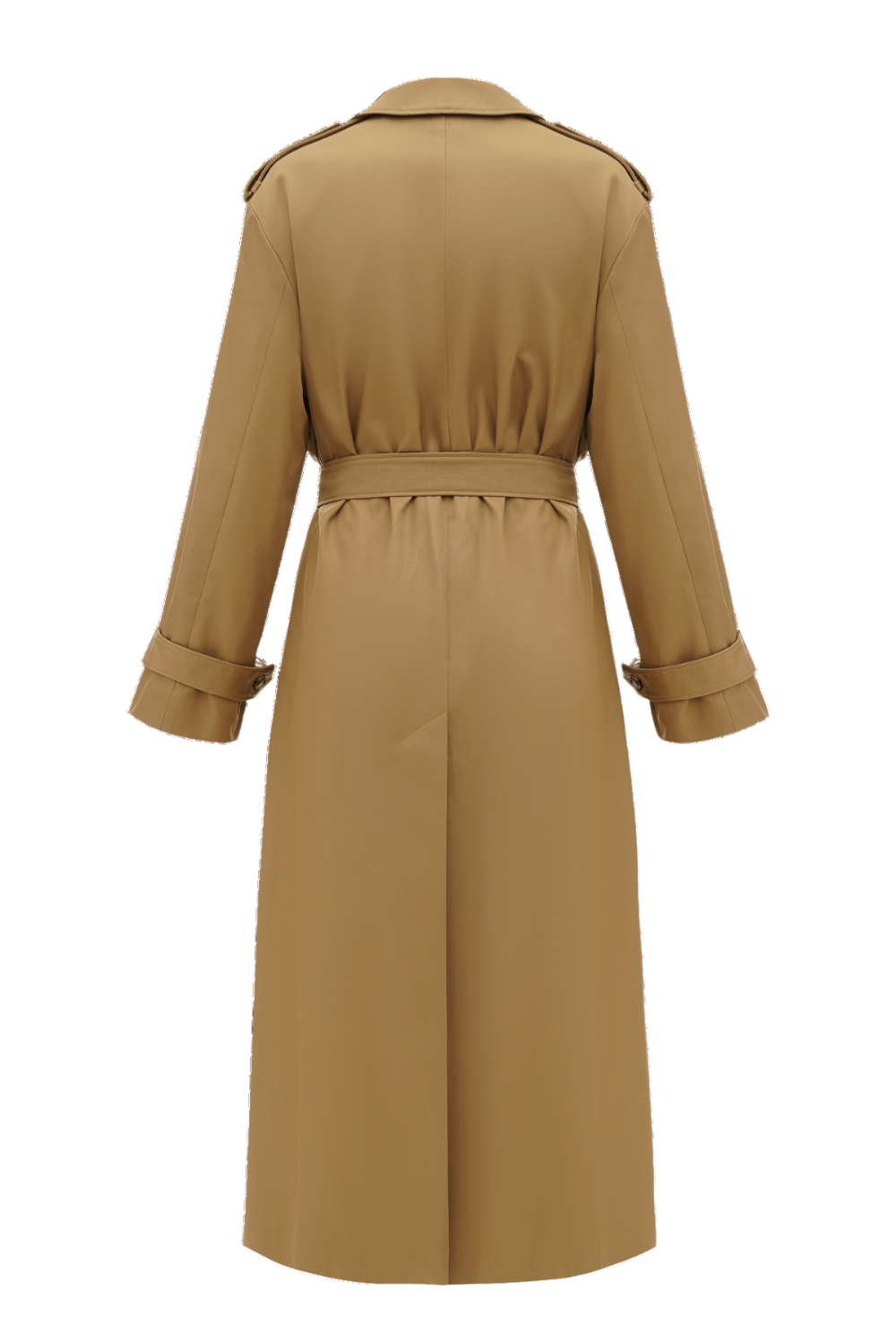 Beige trench coat