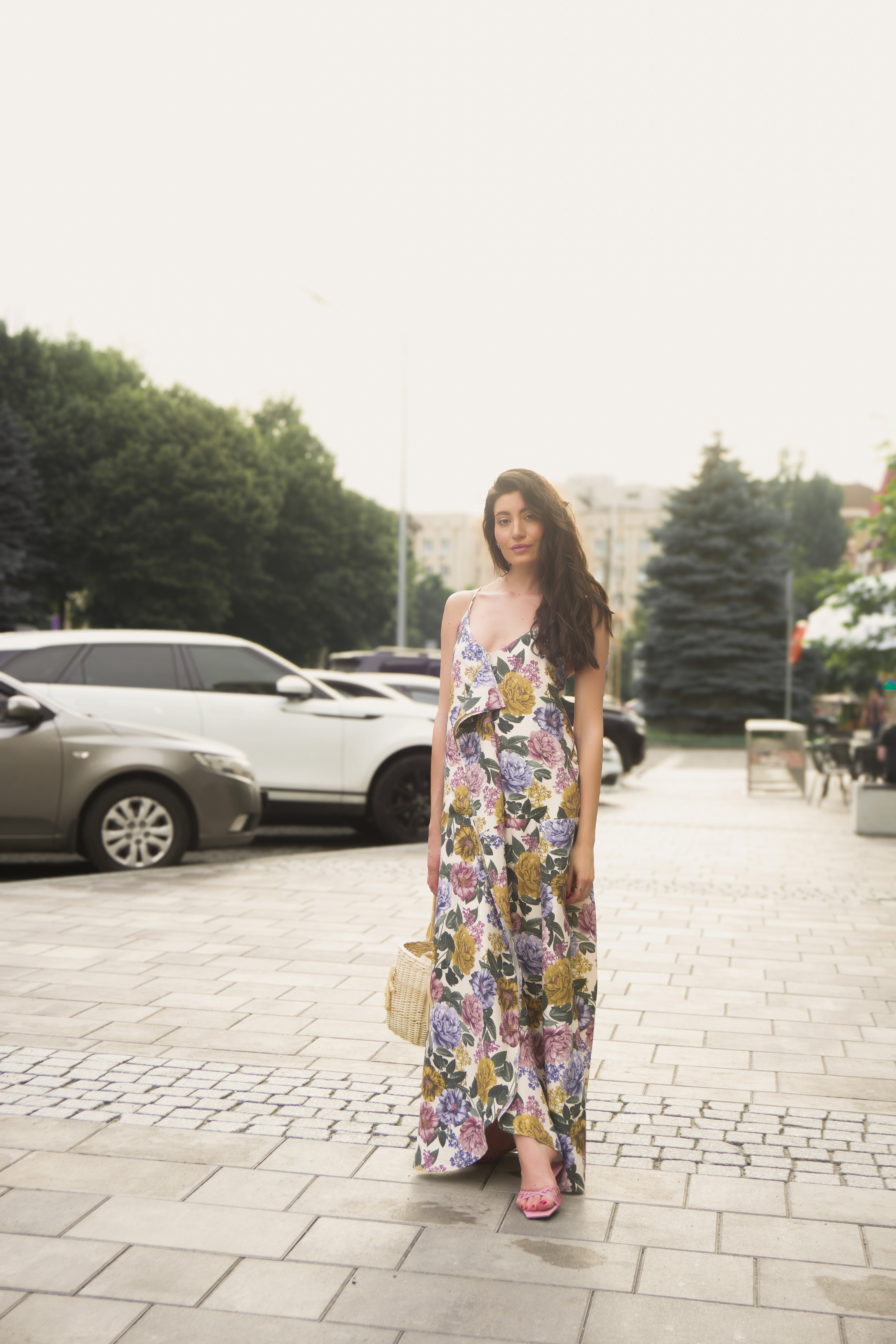 Sundress long flower