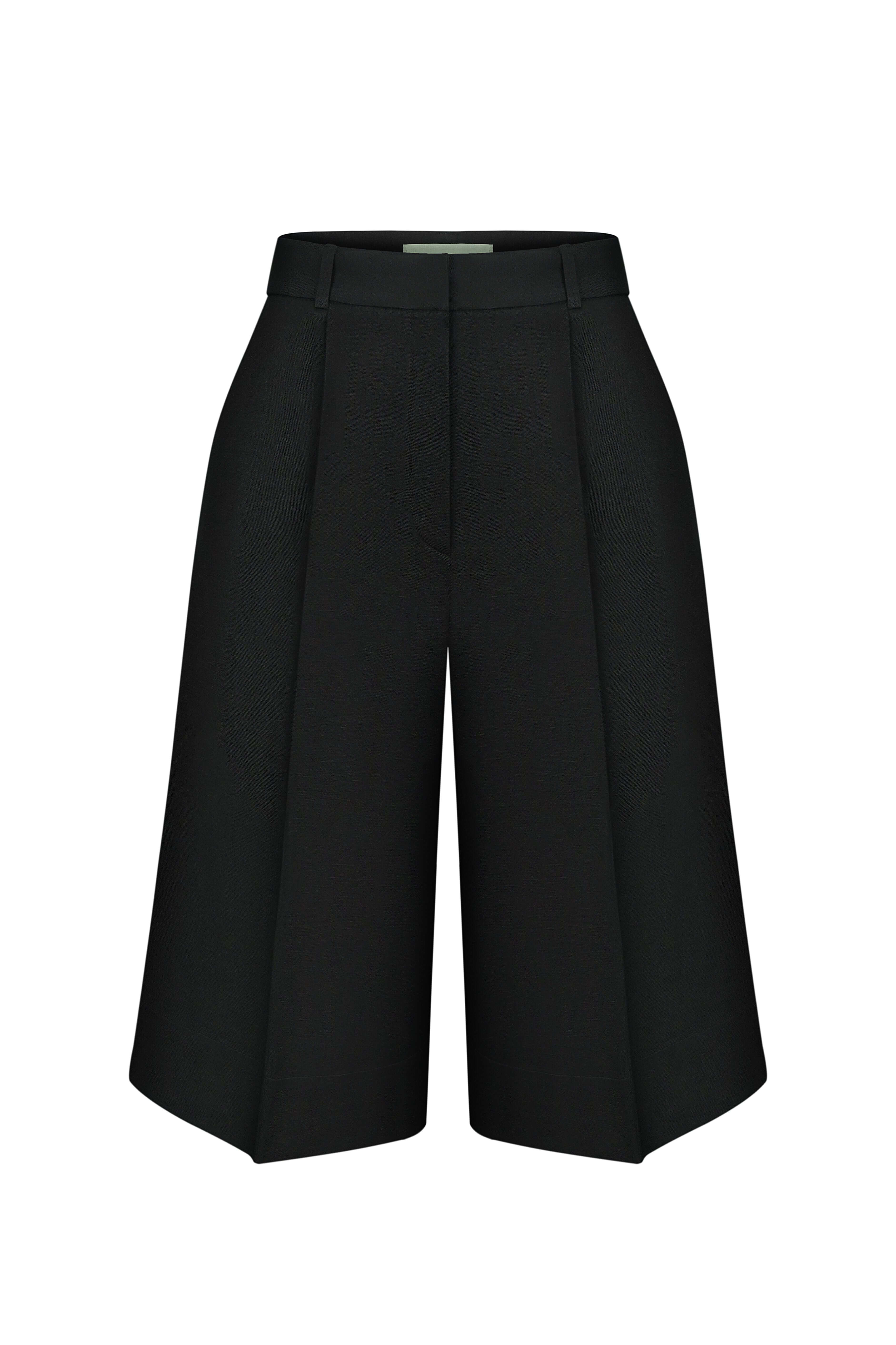 Linen Bermuda shorts