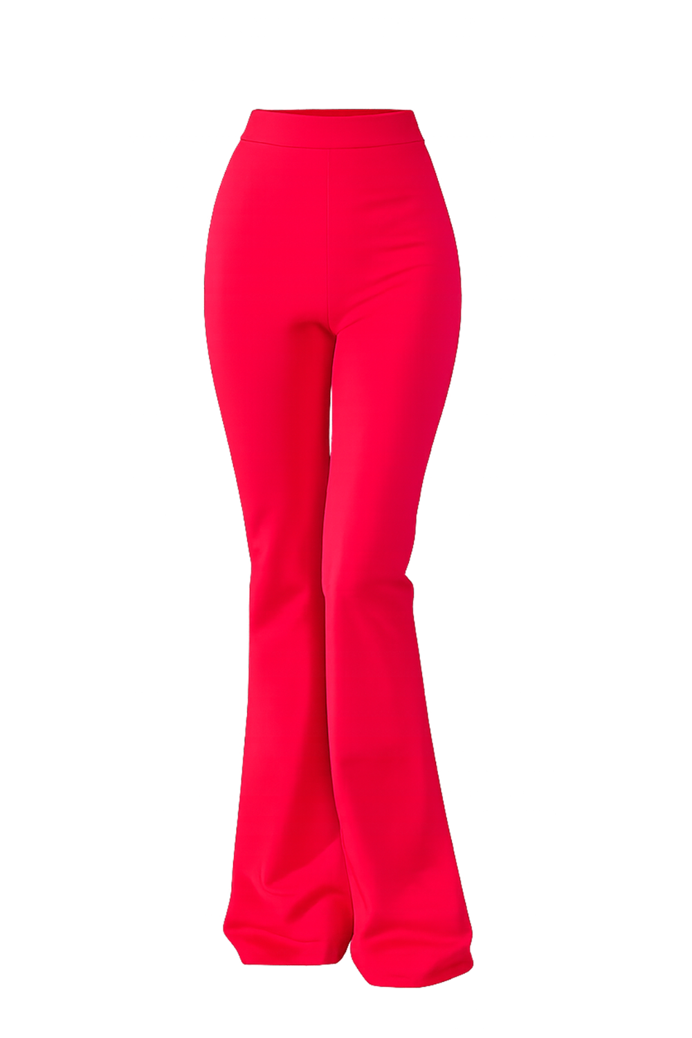 Костюм червоний з віскози з довгим паском