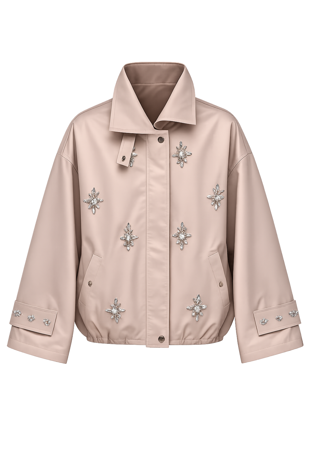 Ветрівка з декором із каміння